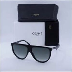 Celine Black Men's Sunglasses with Gray Gradient Lenses